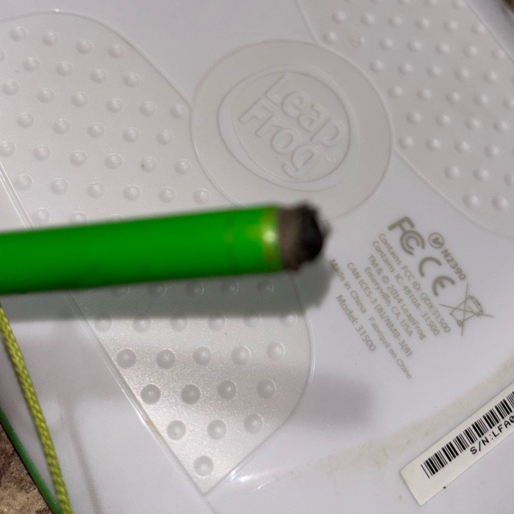 LeapFrog LeapPad 3 Kids Learning Tablet Green Tested & Working W/O Charger - Picture 6 of 6